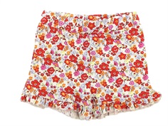 Name It shorts poppy red flowers